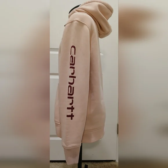Carhartt Pale Pink Hoodie‎ - Picture 6 of 9